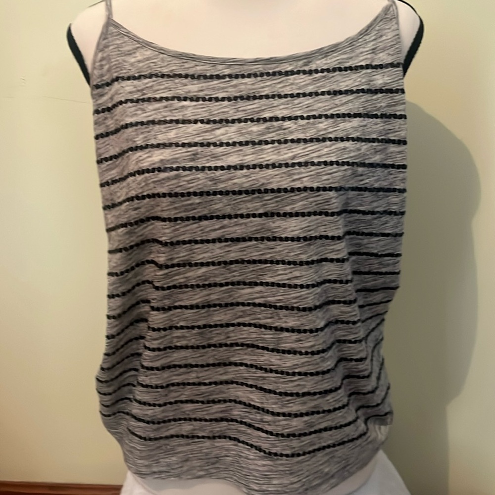 Graybans black sequin tank